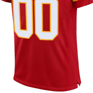 New Arrivals Chenille 100%Polyester Hockey Jerseys Uniform Mesh Sublimated Mesh Printed <b>Applique</b> Logos Custom Embroidery - Product Image 5