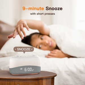 Máquina de sonido de reloj despertador HiFiD 3 con <span class=keywords><strong>29</strong></span> sonidos relajantes de alta fidelidad, luz nocturna de 8 colores, diseño portátil, repetición de 9 <span class=keywords><strong>minutos</strong></span> - Product Image 4