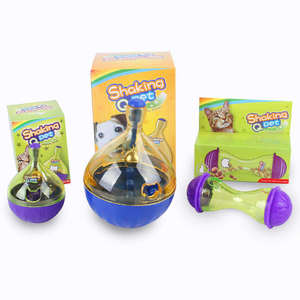 Dispensador de Golosinas para Gatos, Moderno, Ecológico, de Plástico, Juguete Divertido con Diseño de Roly-poly, Dispensador de Comida - Product Image 1