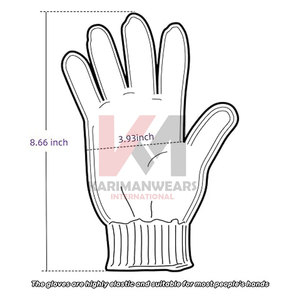 Guantes de trabajo de algodón Guantes de trabajo de seguridad blancos Reparación Construcción, Industrial, Almacén, Jardinería Barbacoa Otros usos - Product Image 5