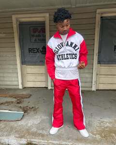 Conjunto de pantalones cortos cortavientos de nailon transpirable de dos piezas personalizados para hombre, ropa de calle para hombre, chándal de talla grande con diseño impreso - Product Image 5