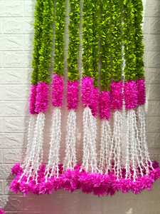 Mezcla Jazmín de color de rosa y verde y racimos de nardo perfectos para patio, fiestas, eventos, bodas, decoración de festivales - Product Image 2