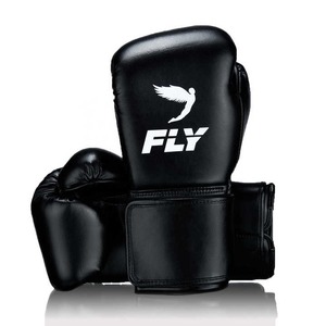 Gants de boxe professionnels personnalisés pour l'entraînement au combat, qualité supérieure, cuir original, style braguette lacée, logo personnalisable - Product Image 4