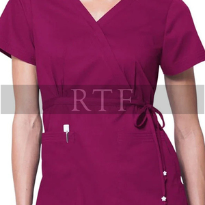 Uniformes de enfermera hechos a medida Unisex más vendidos, conjuntos de fregado de moda que incluyen bata de laboratorio directa de uniformes de hospital finos crudos - Product Image 5
