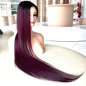 Vrais cheveux humains avant perruques prix de gros vietnamien os droit HD dentelle pleine longueur de 8 "à 32" - Product Image 1