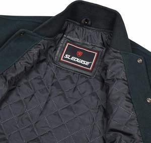 แจ็คเก็ตหนังขนสัตว์คุณภาพพรีเมี่ยมสำหรับทุกเพศแจ็คเก็ตตัวหนังสือบาสเก็ตบอลและเบสบอล - Product Image 4