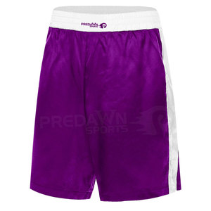 Service OEM, vente en gros, shorts de boxe personnalisés, couleur unie, 100% polyester, logo personnalisé, nouvelle arrivée pour adultes - Product Image 4