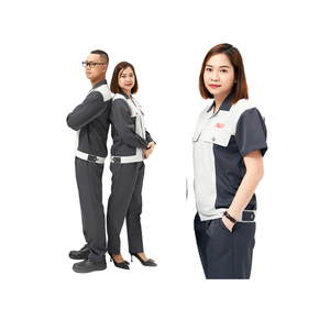 Uniform Workwear Men's Casual Polo Shirt Anti-Wrinkle Breathable Corduroy Factory Worker-FMF VN Verified Supplier Best Price - Product Image 6