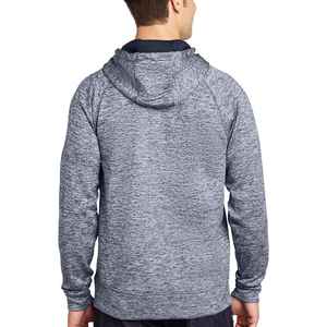OEM personnalisé blanc 100% coton hommes polaire épais lourd pull à capuche brodé Logo personnalisé épaule impression en gros hiver - Product Image 5