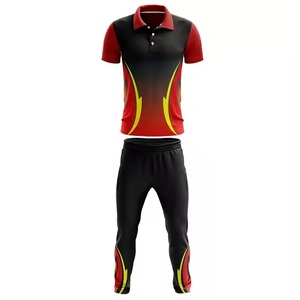Vêtements d'entraînement Uniforme de cricket à quantité minimale de commande basse Uniforme de cricket en polyester Uniforme de cricket de taille personnalisée - Product Image 4