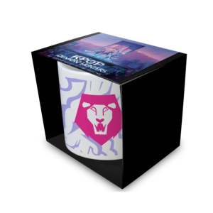 Tasse K-Pop Demon Hunters Saja Boys Logo Rose – Design Original pour Présentations - Product Image 4