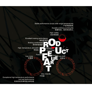 ผ้าเบรกดิสก์หน้า-หลัง สำหรับรถมอเตอร์ไซค์ FA093 <span class=keywords><strong>Suzuki</strong></span> GN GS GX125 Derbi Terra RS4 Rx 125 XPS 50 XR7 SHERCO SE-R 50 2013- SM-R50 - Product Image 6