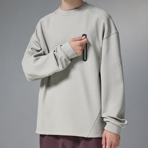 380g Loose Fit Otoño Sudadera Hombres Sudaderas Casual Pullover - Product Image 5