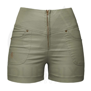Kalahari กางเกงขาสั้นผู้หญิงกางเกงขาสั้นผ้าฝ้าย100% สั้นปรับแต่งโลโก้สติกเกอร์ลายสีออกแบบได้ - Product Image 1