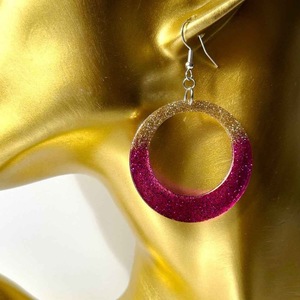 Resin Embroidery <b>Earrings</b> Handmade Stainless Steel Fashion Jewelry for Women Girls Classic Wedding Look High Quality - Product Image 5