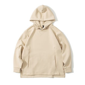 Sudadera con capucha de invierno al por mayor, 100% algodón, gruesa, con logo personalizado, unisex, forro polar, con cremallera, extragrande, transpirable, para hombre - Product Image 3