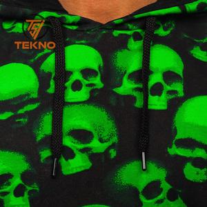 Sweats à capuche personnalisés pour hommes, vente en gros bon marché, pull à capuche tricoté à motif imprimé en tissu polaire 100% polyester - Product Image 5