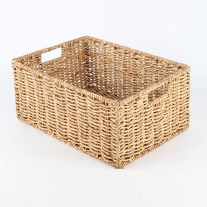 Panier de rangement en rotin écologique personnalisé professionnel Organisation de la maison gratuite du fabricant du Vietnam - Product Image 1