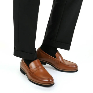 Ensemble de chaussures en cuir marron de qualité supérieure pour hommes, design élégant et semelle durable, chaussures en cuir noir de haute qualité pour occasions formelles - Product Image 4