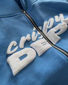 Sudadera con Estampado Puff Personalizada, 500 g/m², 420 g/m², Sudadera con Cremallera y Estampado Puff de Alta Calidad, Fabricante - Product Image 3