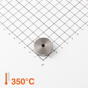 Gripper piatto in Samario-Cobalto Ø25x7mm con recessione cilindrica - Product Image 1