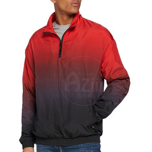 แจ็กเก็ตกันลมซิปสำหรับผู้ชายเสื้อแจ็คเก็ตกันลมมีคอตั้งปรับแต่งโลโก้ด้านหน้า - Product Image 6