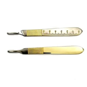 Manche de scalpel chirurgical médical professionnel en acier inoxydable, instrument de chirurgie orthopédique vétérinaire - Product Image 1