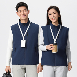 Gilet pour <span class=keywords><strong>homme</strong></span> grande taille, gilet en polyester respirant, <span class=keywords><strong>veste</strong></span> <span class=keywords><strong>sans</strong></span> manches décontractée pour le <span class=keywords><strong>sport</strong></span> et les activités de plein air - Product Image 4