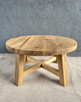 Table basse en bois massif bûche japonaise Table à thé en bois naturel Table à vent en forme spéciale Petite table de salon de ménage