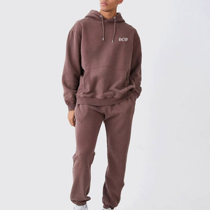 Conjunto Deportivo Oversize para Hombre, Estilo Casual Urbano, 100% Algodón, Venta al Por Mayor - Product Image 1