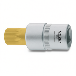 Hazet Short Square 1/2'' Screwdriver <b>Socket</b> with XZN Serration Profile - Product Image 2