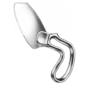 High Quality A-1 VERITAS Bergmann Instruments Manual Reusable Plaster Paris <b>Knives</b> Saws 18 Cm Stainless Steel Sterile Surgical - Product Image 2