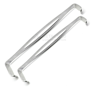 Retractores de Doble Extremo de Acero Inoxidable, Instrumentos Quirúrgicos Reutilizables de Calidad Premium, Fuente de Energía Manual, Arme Nave - Product Image 6