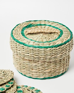 Green Seagrass Posavasos Juego de 6 productos ecológicos Hecho en Vietnam Decoración de mesa al por mayor - Product Image 4