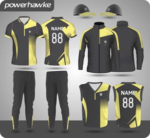 Fabricant d'uniformes internationaux de cricket Ensemble complet d'uniformes de cricket Maillot Nom personnalisé Logo imprimé - Product Image 1
