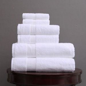 Avior Industries PVT LTD's Luxurious Soft Zero Twist Cotton <b>Bath</b> <b>Towels</b> Set Dobby Woven Absorbent for Hotels Factory Prices - Product Image 4