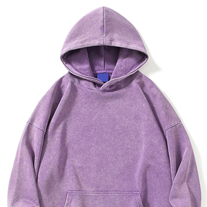 Nueva Llegada, Sudaderas Extra Grandes para Hombre, 400 GSM, 100% Algodón, Diseño Personalizado al por Mayor, Estilo Urbano con Lavado Ácido, OEM con Etiqueta Privada - Product Image 5