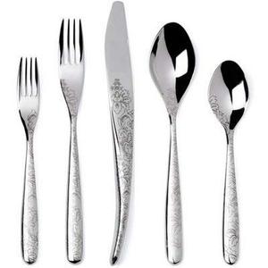 Cubiertos de metal de borde plano con contornos mínimos hechos para restaurantes de casas de diseño o eventos de lujo - Product Image 6