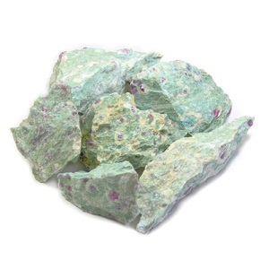 Rubis de pierre en fuchsite Cristal de guérison reiki naturel brut brut Grossiste en cristal de pierres précieuses brutes non polies Crystal Reiki Agate - Product Image 1