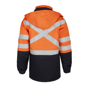 Công nghiệp <span class=keywords><strong>Hi</strong></span> <span class=keywords><strong>VIS</strong></span> bảo hộ lao động ngọn lửa kháng phản quang chống tĩnh điện Áo khoác an toàn cho năng lượng xây dựng và áo khoác công nghiệp nặng - Product Image 3