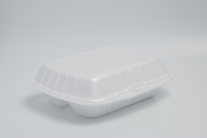 Contenedor de comida de espuma PS desechable de tres compartimentos Caja para llevar Cajas de almacenamiento ecológicas de Vietnam Venta caliente - Product Image 2