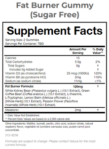 GMPc, quemador de grasa sin azúcar de alta calidad, gomitas, extracto de frijol blanco, botella de 60ct, embalaje OEM personalizado, suplemento de hierbas para - Product Image 3
