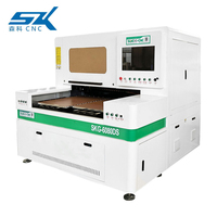 Machine de découpe laser picoseconde à lentille en verre avec zone de travail de 800*600 mm, tube en fibre de verre, découpe laser de tuyaux, machine de découpe et de fendage