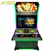Machine d'arcade de combat ACS à monnayeur, borne verticale 32 pouces avec commandes par joystick et boutons