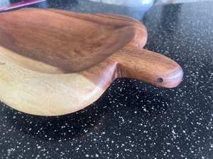 ชุดชามไม้รูปเต่าทำด้วยมือของขวัญตกแต่งห้องครัวบ้านชุดเทียนสบู่ทำจากไม้อะคาเซีย - Product Image 3