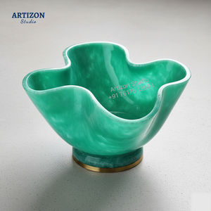 Venta directa del fabricante indio de cuenco de resina para servir, cuenco de resina con logotipo personalizado, fruta decorativa - Product Image 3