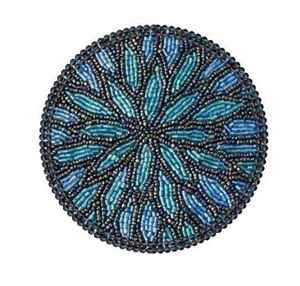 Beaded <b>coaster</b> Mats Woven <b>Placemat</b> Table <b>Christmas</b> <b>Placemats</b> Round <b>Placemats</b> - Product Image 5