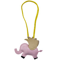 Etiqueta de Cuero Personalizada para Decoración de Bolsos, Llavero de Cuero con Forma de Flor