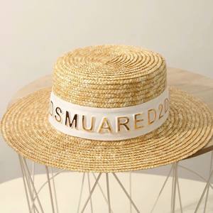 Chapeau de paille hawaïen pliable à large bord pour femmes accessoire de protection solaire d'été pour les voyages de pêche quotidiens en plein air - Product Image 5