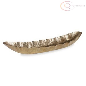 Plateau décoratif en métal artisanal pour le Ramadan avec finition de luxe |   Pour servir, décorer une table, styliser la maison et offrir en cadeau - Product Image 2